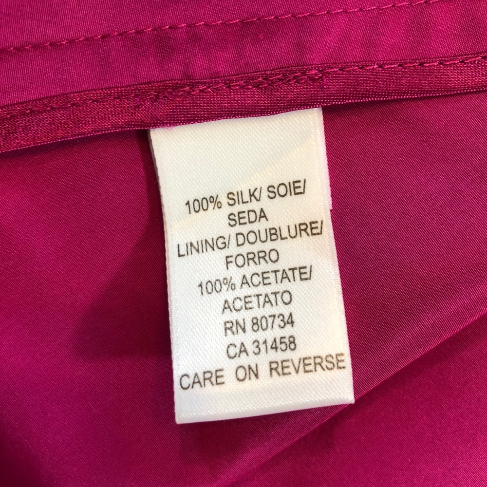 BCBG Dresses Maxazria Pink 100% Silk size Medium - Picture 7 of 8